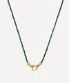 Missoma X Harris Reed 18ct Gold-plated In Good Hands Beaded Gemstone Necklace