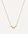 Missoma X Harris Reed 18ct Gold-plated In Good Hands Slider Pendant Necklace