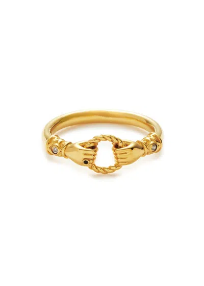 Missoma X Harris Reed In Good Hands 18kt Gold-plated Ring