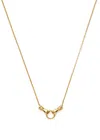 Missoma Harris Reed Mini Pendant Slider Necklace In Gold