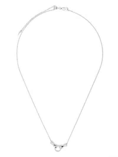 Missoma X Harris Reed In Good Hands Necklace In Silver