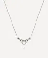 Missoma X Harris Reed Silver-plated In Good Hands Drop Pendant Necklace