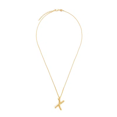 MISSOMA MISSOMA X INITIAL 18KT GOLD-PLATED NECKLACE
