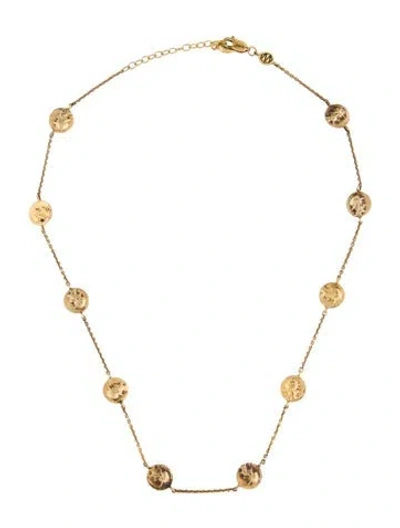 Pre-owned Missoma X Lucy William Legion Coin Station Necklace, 16.5" In Multicolor