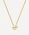 Missoma X Lucy Williams 18ct Gold-plated T-bar Hex Pendant Necklace In Gold