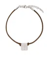 Missoma X Lucy Williams Byzantine-coin Cord Bracelet In Silver