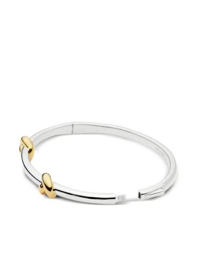 Missoma X Lucy Williams Knot Bangle Bracelet In Brown