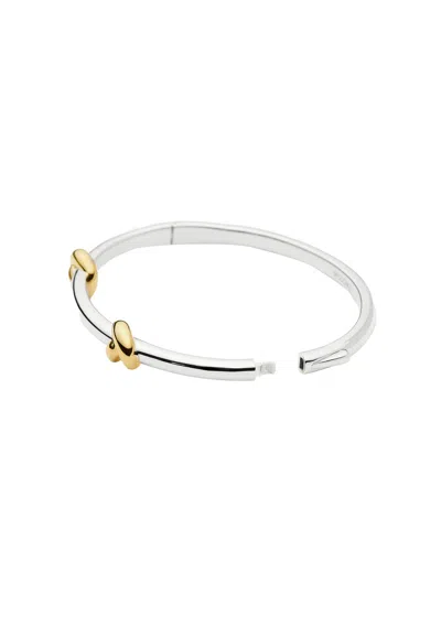 Missoma X Lucy Williams Knot Bangle In Green