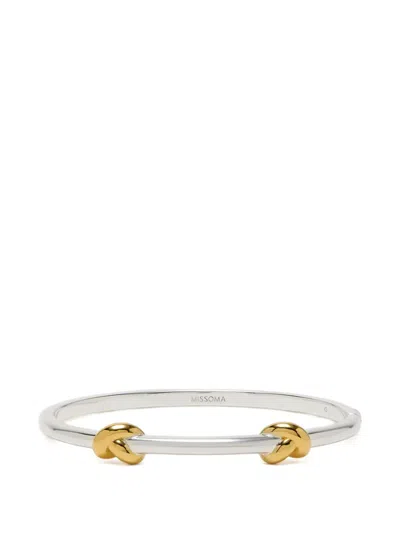 Missoma X Lucy Williams Knot Bracelet In Silver