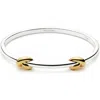 Missoma X Lucy Williams Knot Hinge Bangle In Multi