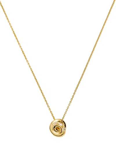 MISSOMA MISSOMA X LUCY WILLIAMS KNOT PENDANT 18CT GOLD VERMEIL NECKLACE