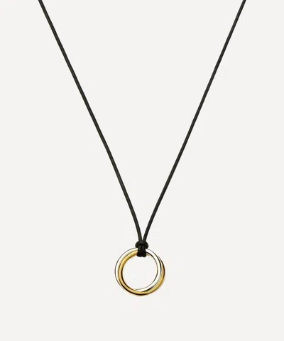 Missoma X Lucy Williams Mixed Metal Entwine Pendant Necklace