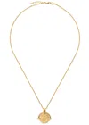Missoma X Lucy Williams Roman Arc Coin 18kt Gold Vermeil Necklace In Gold