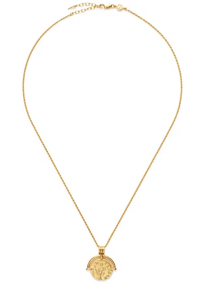 Missoma X Lucy Williams Roman Arc Coin 18kt Gold Vermeil Necklace