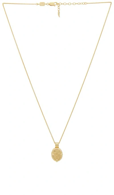 Missoma X Lucy Williams Roman Pendant Necklace In Gold