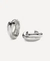 Missoma X Lucy Williams Silver-plated Chunky Medium Entwine Hoop Earrings