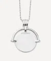 Missoma X Lucy Williams Silver-plated Engravable Roman Arc Coin Pendant Necklace