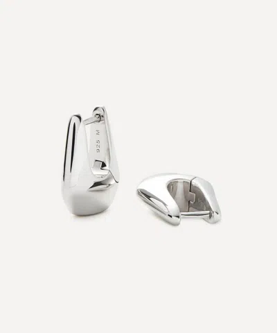 Missoma X Lucy Williams Sterling Silver Arco Small Hoop Earrings