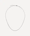 Missoma X Lucy Williams Sterling Silver Short Square Snake Chain Necklace