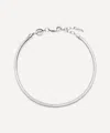 Missoma X Lucy Williams Sterling Silver Square Snake Chain Bracelet