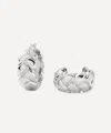 Missoma X Lucy Williams Sterling Silver Waffle Mini Hoop Earrings