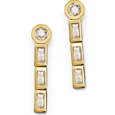 Missoma X Lucy Williams Tennis Drop Earrings In Gold
