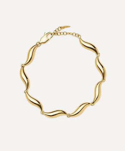 Missoma X Savi 18ct Gold-plated Signature Link Chain Bracelet