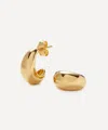 Missoma X Savi 18ct Gold-plated Vermeil Silver Dome Mini Hoop Earrings