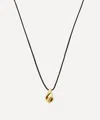 Missoma X Savi 18ct Gold-plated Vermeil Silver Ridge Droplet Pendant Necklace