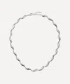 Missoma X Savi Rhodium-plated Signature Link Chain Necklace