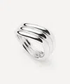 Missoma X Savi Rhodium-plated Signature Triple Ring