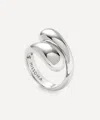 Missoma X Savi Sterling Silver Sculptural Crossover Ring