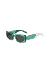 Missoni 0169 Logo Sunglasses In Green