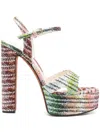 MISSONI 145MM SEQUINNED SANDALS