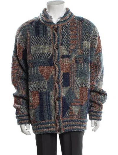 Pre-owned Missoni 1980's Reversable Jacket In Blue