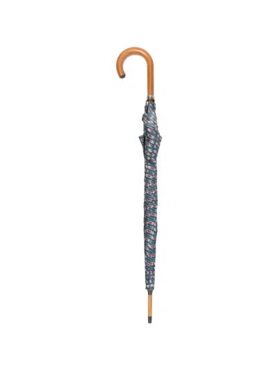 Pre-owned Missoni 1980s Printed Umbrella In Blue