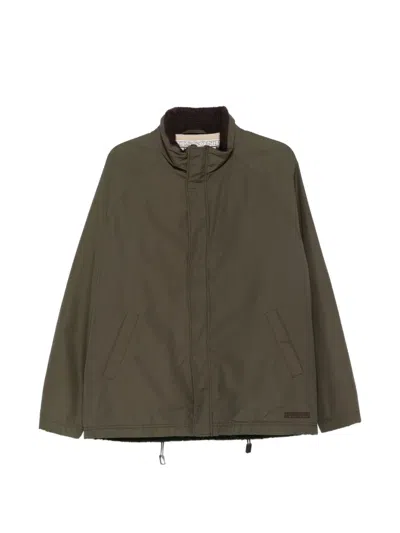 Pre-owned Missoni 1990s Zip-up Coat In Green