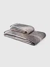 Missoni 2-piece Arpeggio Bath Towel Set In Cotton Terry In Brown