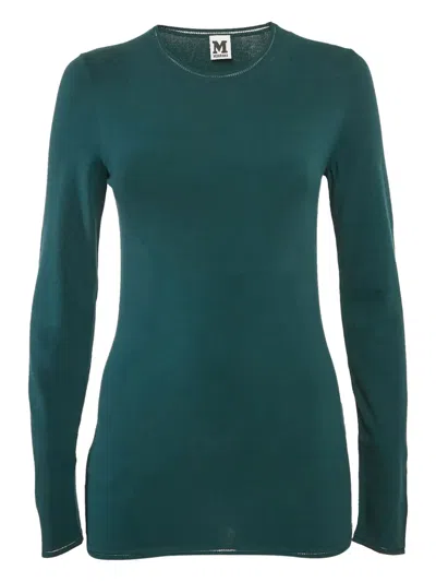 Pre-owned Missoni 2024 Fine-knit Jumper In Blue