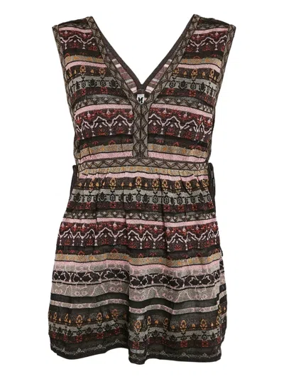 Pre-owned Missoni 2024 Lurex Top In Brown