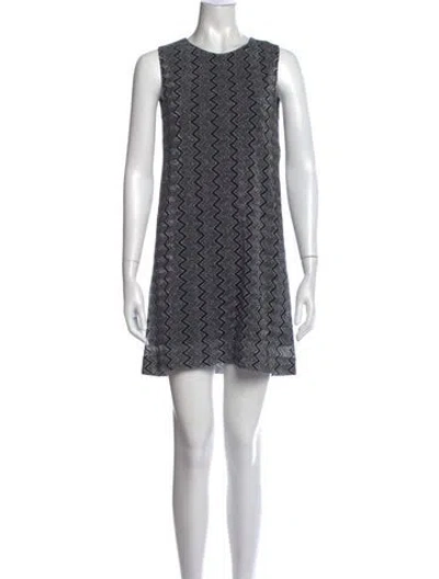 Pre-owned Missoni 2024 Mini Dress In Black