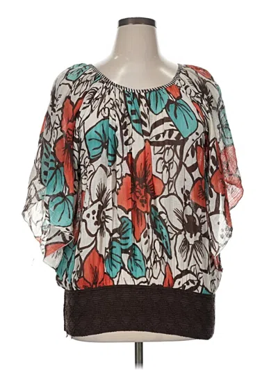 Pre-owned Missoni 3/4 Sleeve Blouse In Red