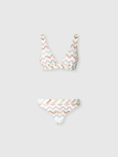 MISSONI MISSONI 3D LAMÉ ZIGZAG BIKINI