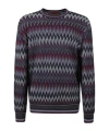 Missoni Zigzag Pattern Sweater Sweaters And Cardigans Blue In Black