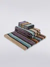 Missoni 5-piece Adam Bath Towel Set In Chevron Cotton Terry In Black