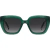 Missoni 52mm Gradient Square Sunglasses In Green