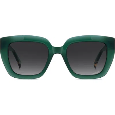 Missoni 52mm Gradient Square Sunglasses In Green