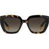 Missoni 52mm Gradient Square Sunglasses In Blue