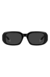 Missoni 52mm Rectangular Sunglasses In Black/grey