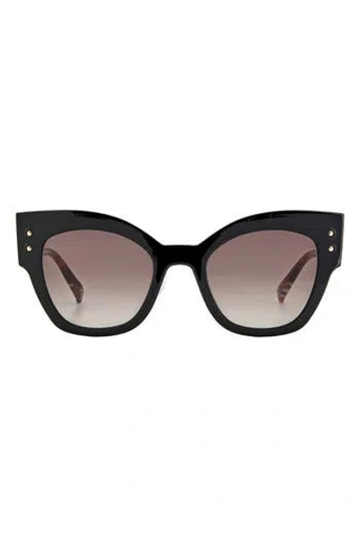 Missoni 53mm Gradient Cat Eye Sunglasses In Black